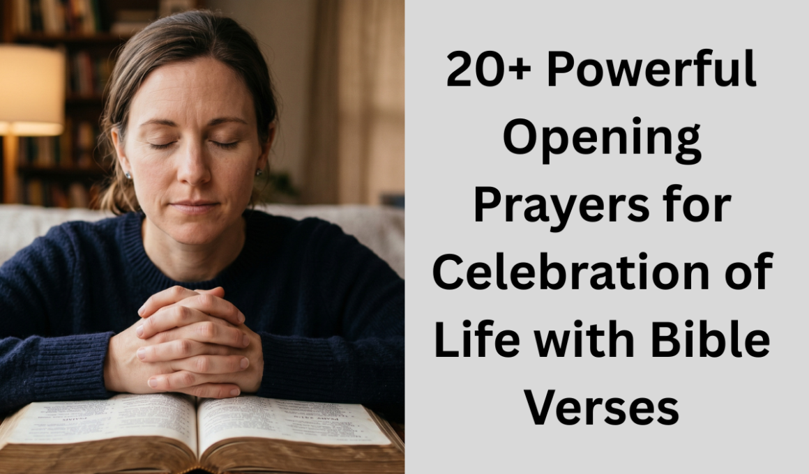 20+ Powerful Opening Prayers for Catholic Meeting with Bible Verses